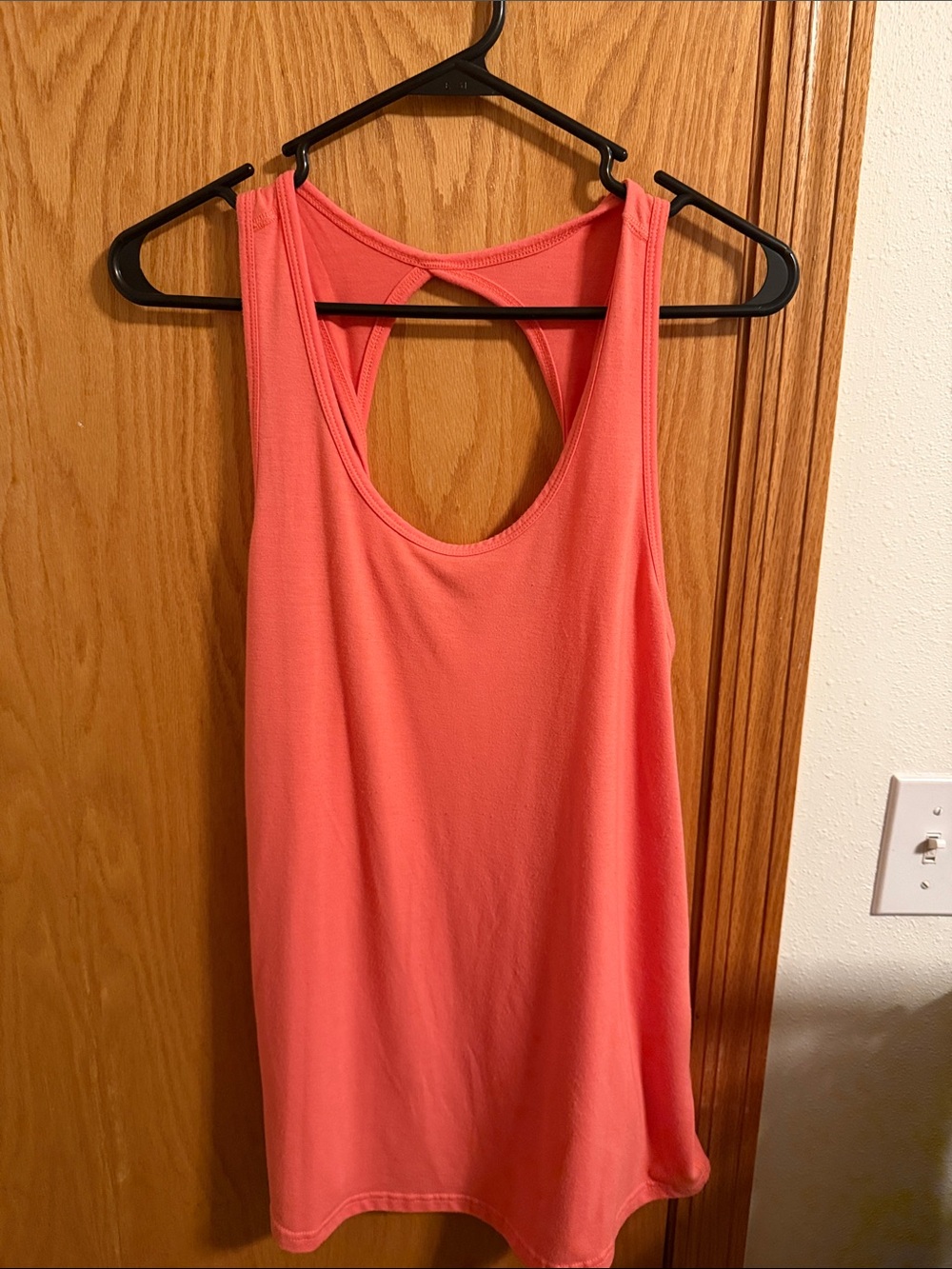 Women's Coral Racerback Tank Top